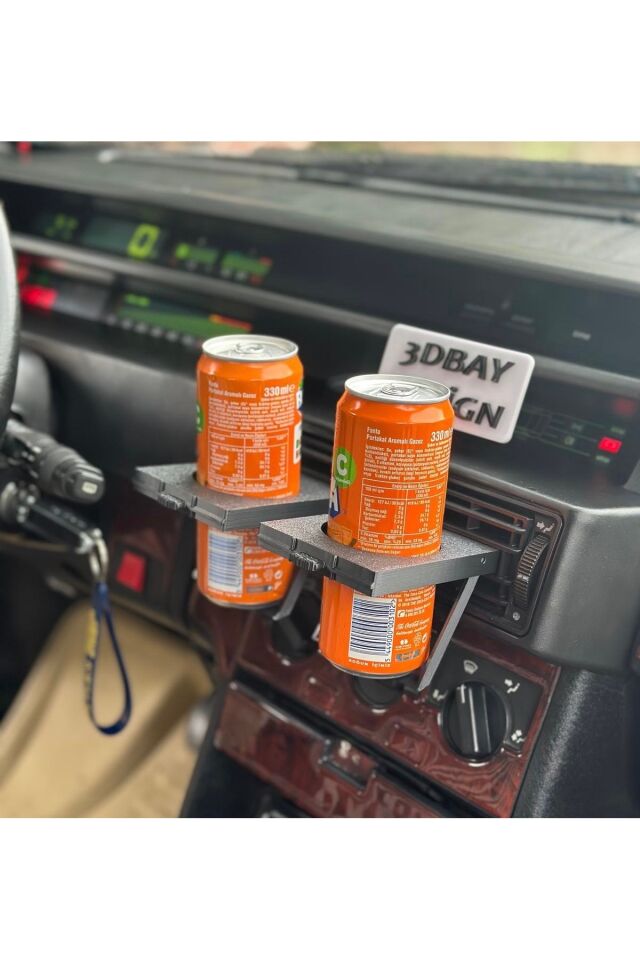 FİAT TEMPRA -TİPO Orta Sağ Sol Difüzör Slim Bardak Tutucu (2Adet)