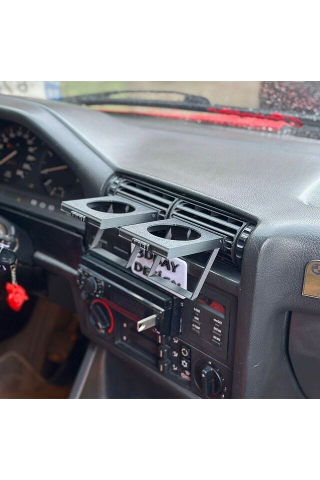 BMW E30 Orta Sağ Sol Difüzör Slim Bardak Tutucu (2Adet)