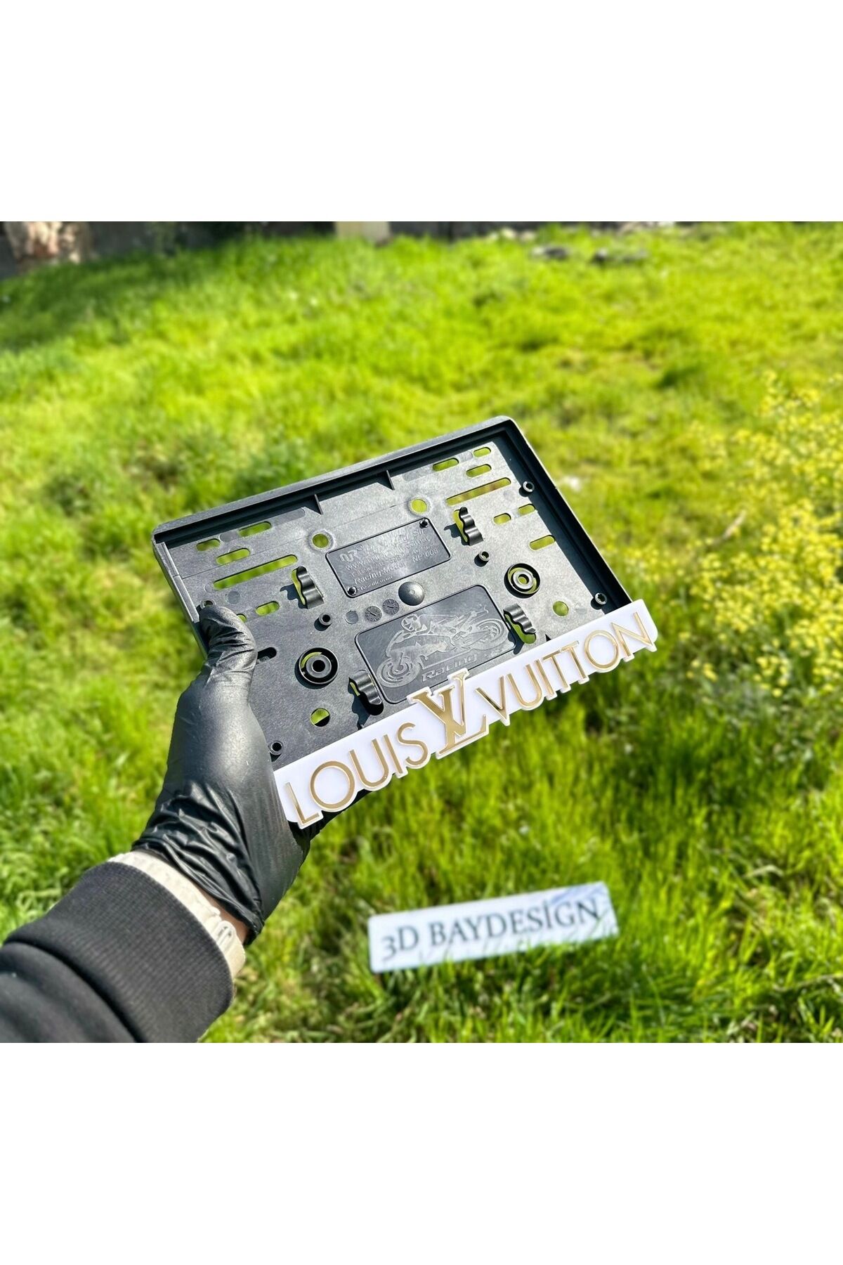 LOUIS VUTTION MOTORSİKLET PLAKAKALIK