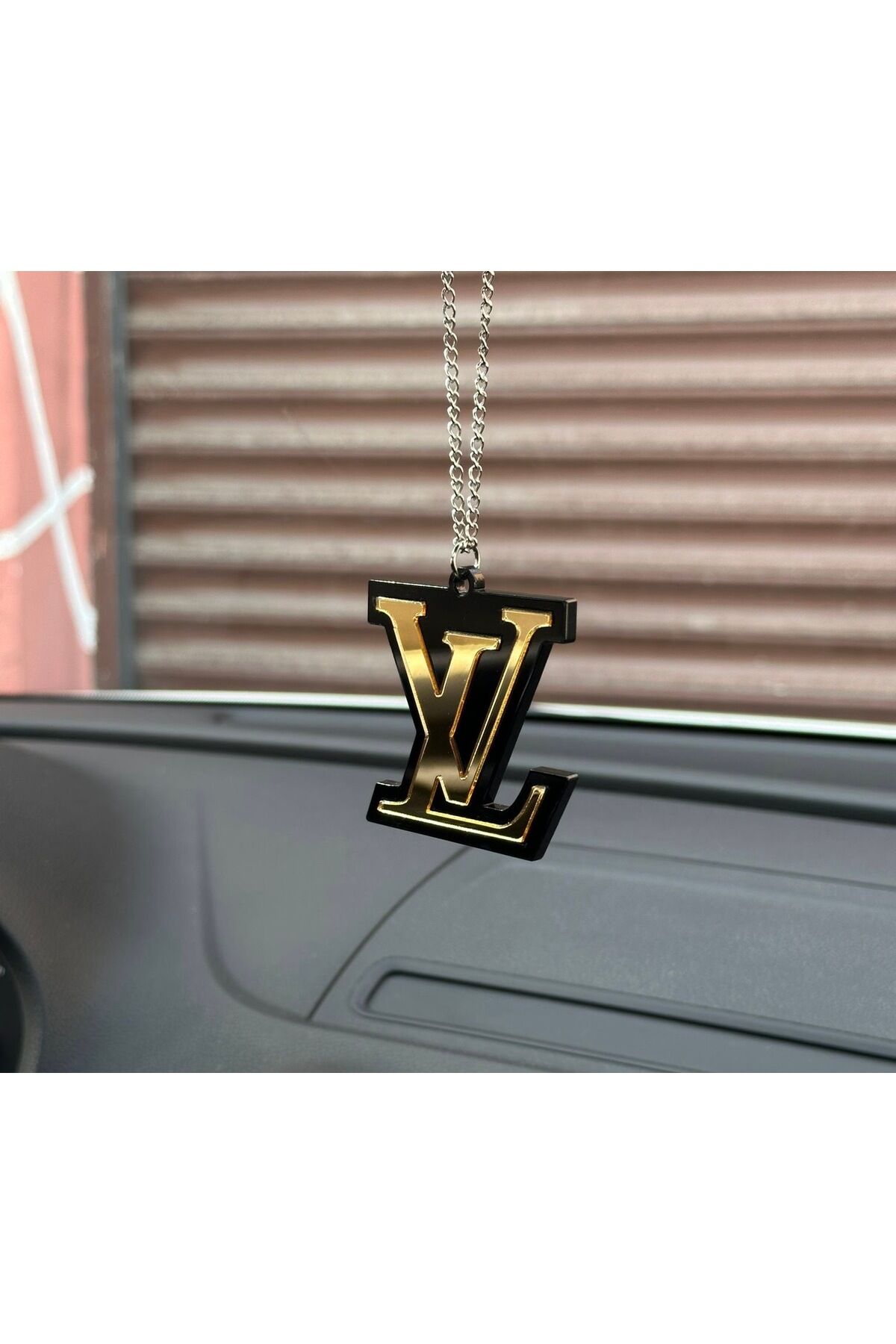 Louis Vuitton Dikiz Ayna Süsü (SİYAH GOLD)