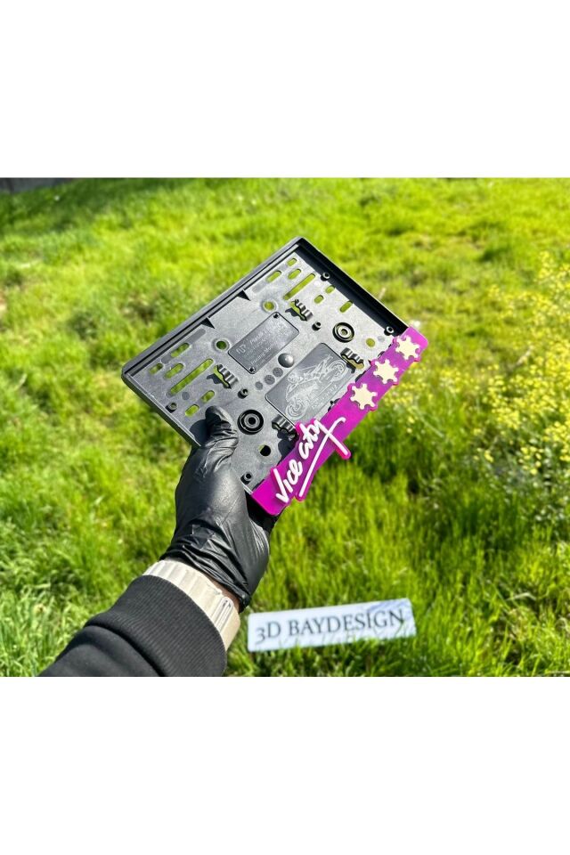 Gta Vice City Motorsiklet Plakalık  uyumlu