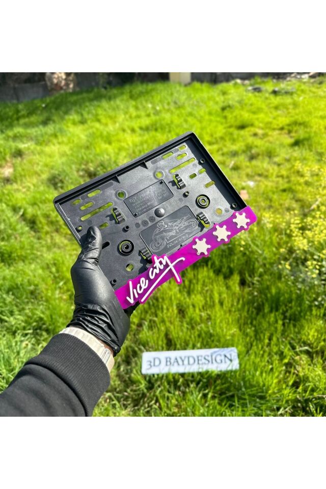 Gta Vice City Motorsiklet Plakalık  uyumlu