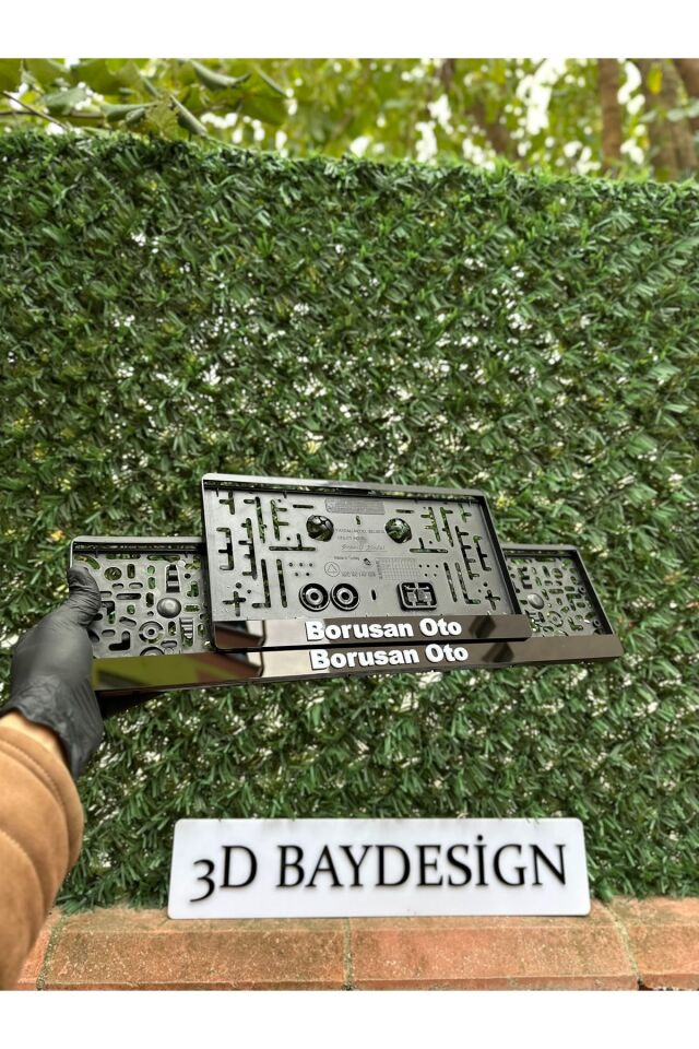 BORUSAN 1 Adet Büyük 1 Adet Küçük Plakalık