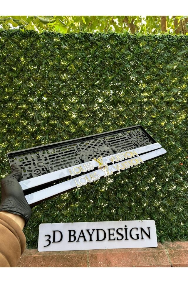 Louıs Vuttıon Uyumlu 2 Adet Buyuk Plakalık