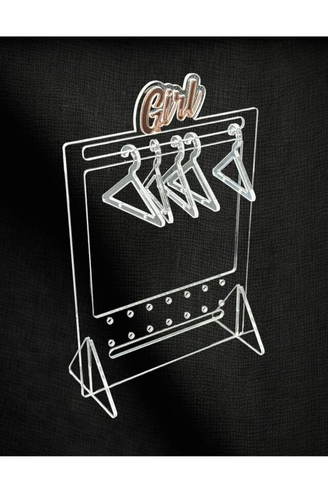 Küpe Standı (GIRL) Sefaf Pleksi