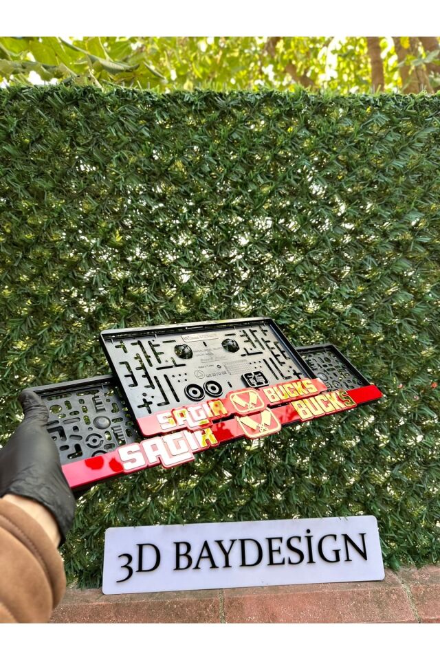 SATIR BUCKS PLAKALIK 1 adet büyük 1 adet kücük