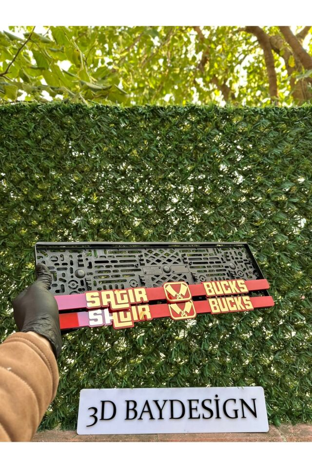 SATIR BUCKS PLEKSİ PLAKALIK 2 ADET BÜYÜK