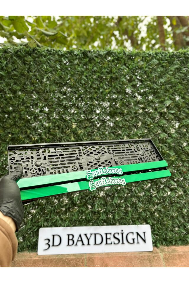 GTA San Andreas PLEKSİ PLAKALIK 2 ADET BÜYÜK