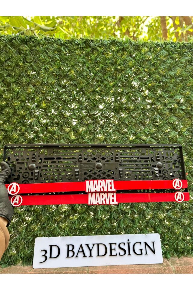 MARVEL PLEKSİ PLAKALIK 2 ADET BÜYÜK