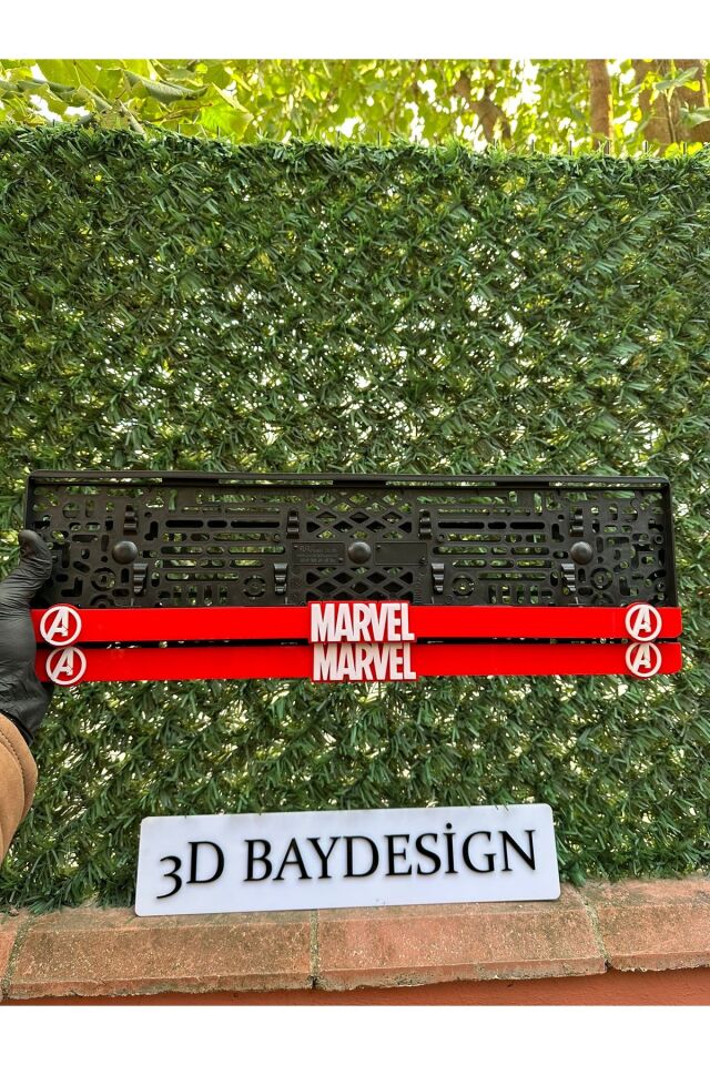 MARVEL PLEKSİ PLAKALIK 2 ADET BÜYÜK