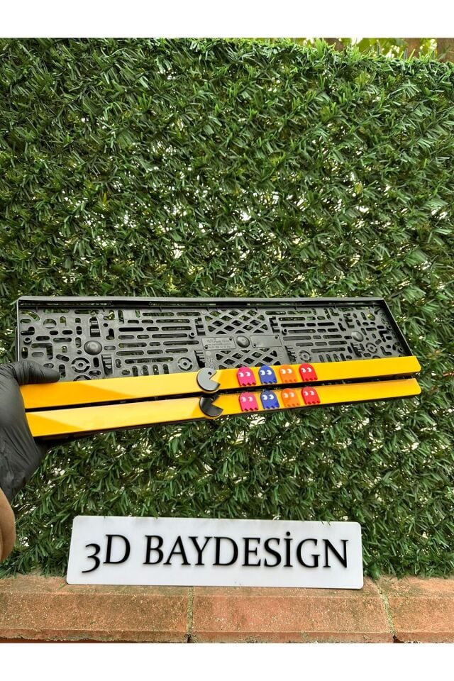 Pac-man Pleksi Plakalık 2 Adet Büyük