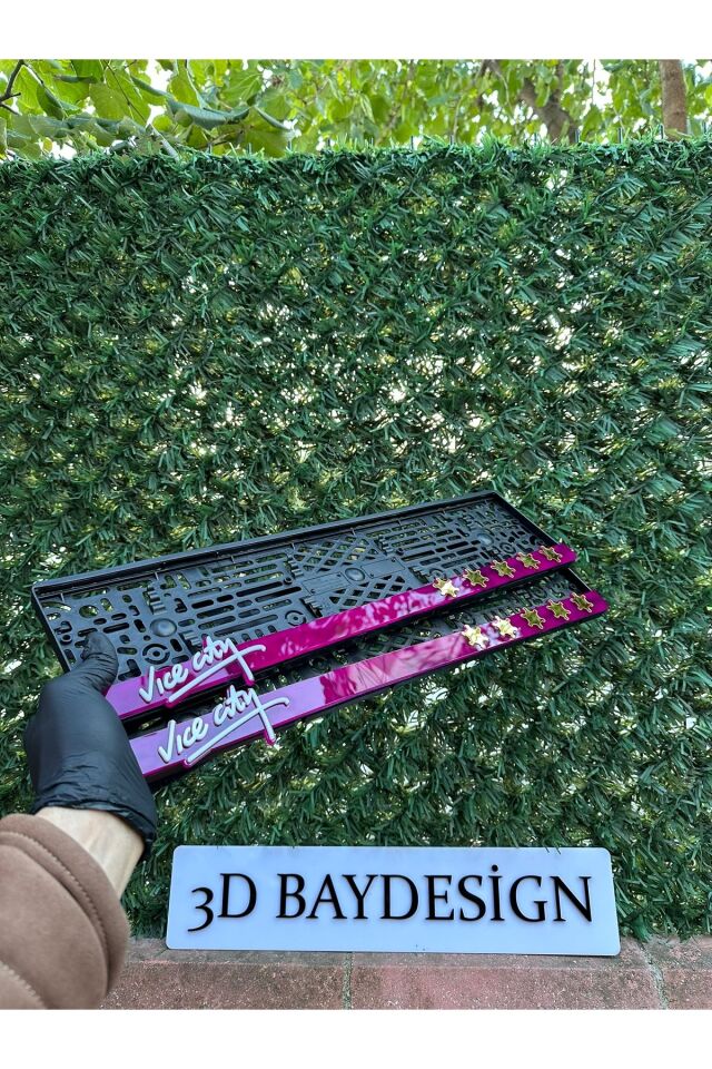 Gta Vice City PLEKSİ PLAKALIK 2 ADET BÜYÜK