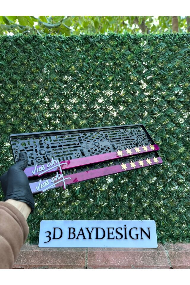 Gta Vice City PLEKSİ PLAKALIK 2 ADET BÜYÜK