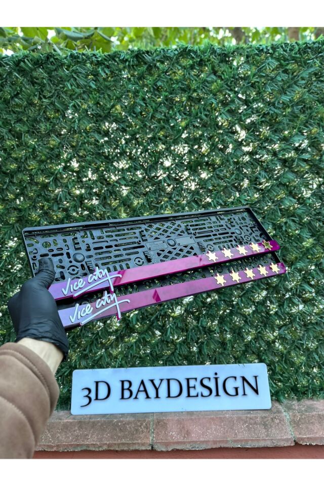 Gta Vice City PLEKSİ PLAKALIK 2 ADET BÜYÜK