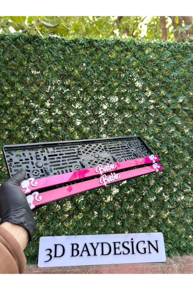 BARBİE PLEKSİ PLAKALIK 2 ADET BÜYÜK