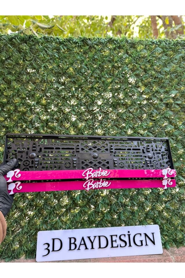 BARBİE PLEKSİ PLAKALIK 2 ADET BÜYÜK