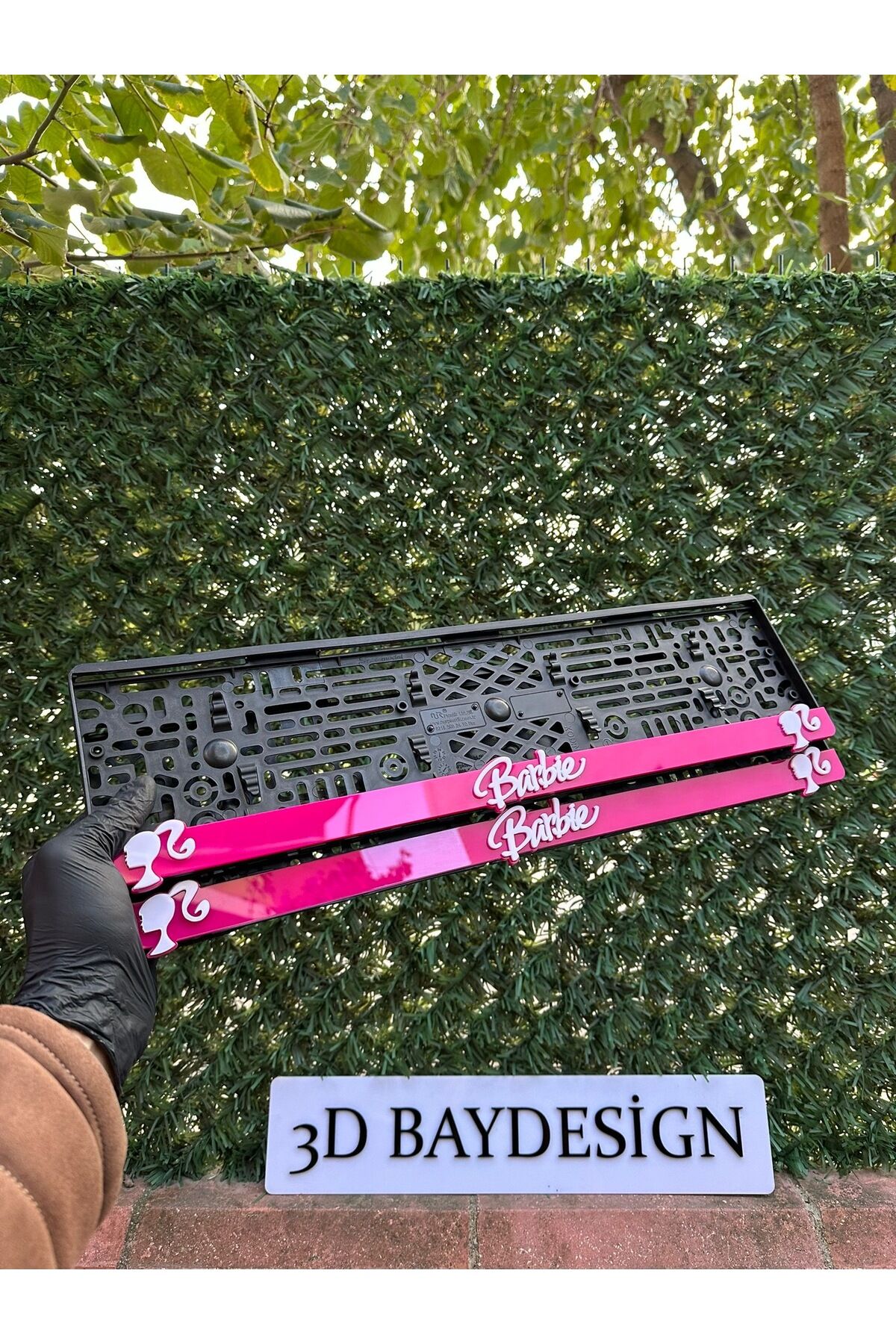 BARBİE PLEKSİ PLAKALIK 2 ADET BÜYÜK