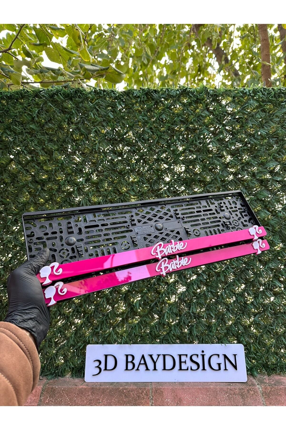 BARBİE PLEKSİ PLAKALIK 2 ADET BÜYÜK