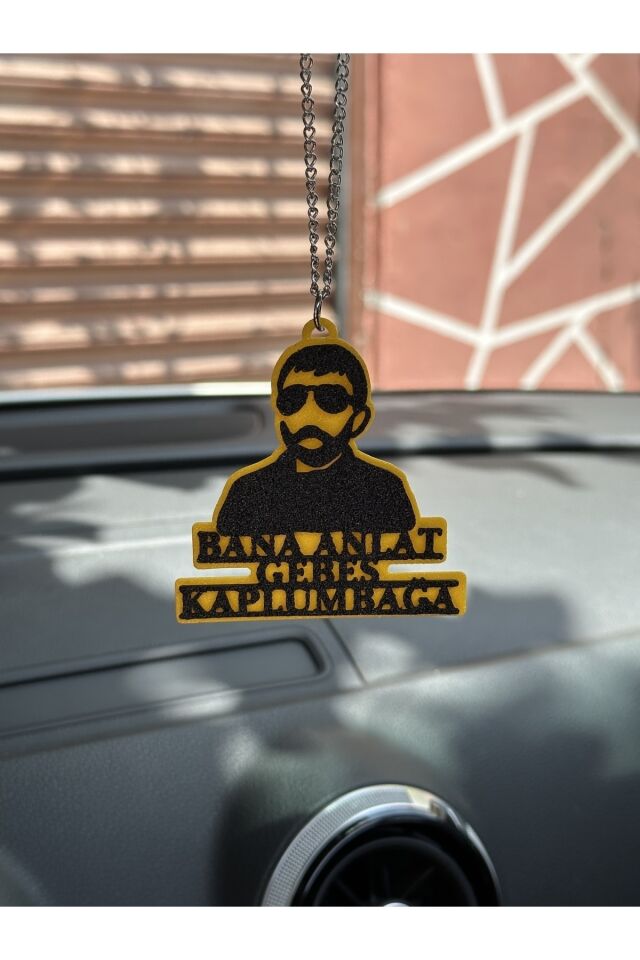 GEBEŞ KAPLUMBAĞ DİKİZ AYNA SÜSÜ (GEBEŞ KAPLUMBAĞA SİYAH SARI)