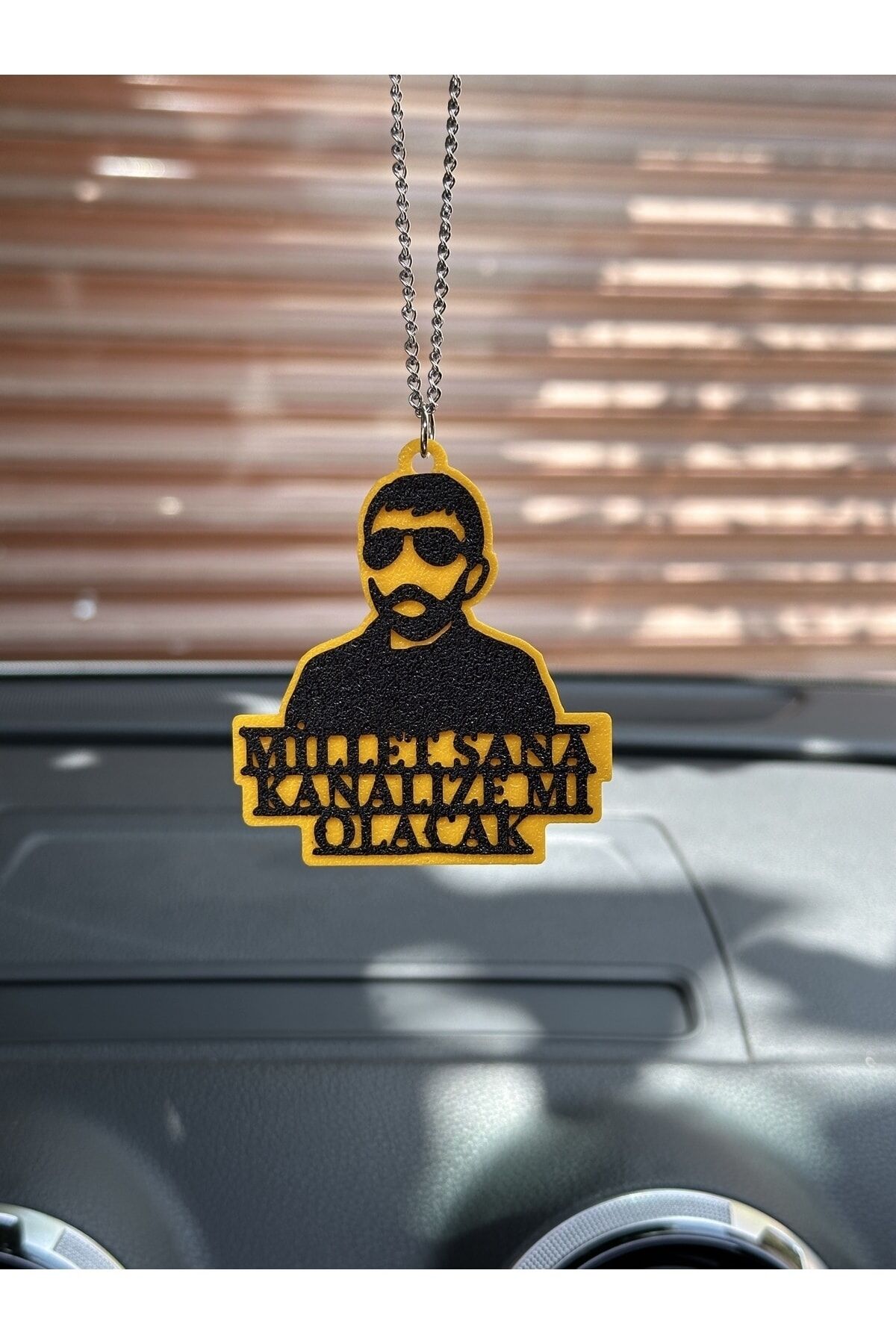 GEBEŞ KAPLUMBAĞ DİKİZ AYNA SÜSÜ (KANALİZE SİYAH SARI)