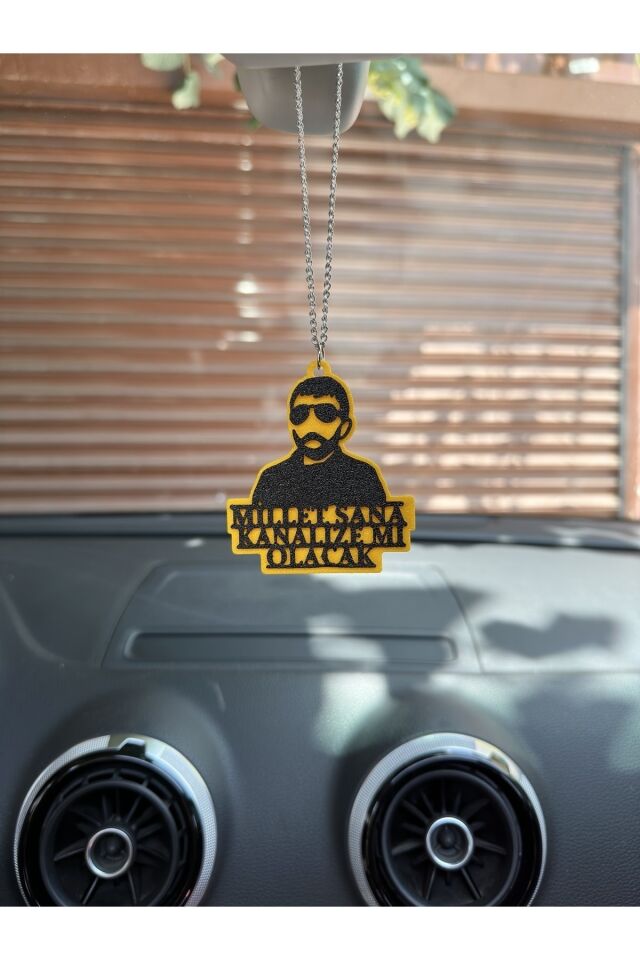 GEBEŞ KAPLUMBAĞ DİKİZ AYNA SÜSÜ (KANALİZE SİYAH SARI)