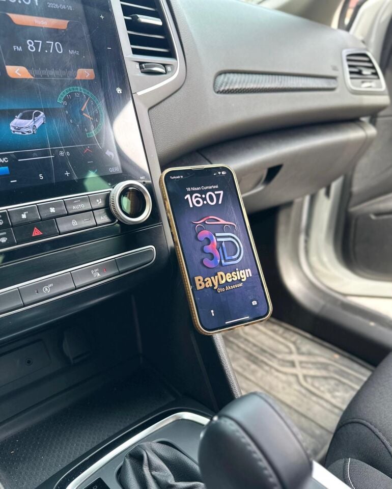 Renault Megane 4 Magsafe telefon tutucu (SADECE OTOMATİK ARAÇLAR İÇİNDİR.)