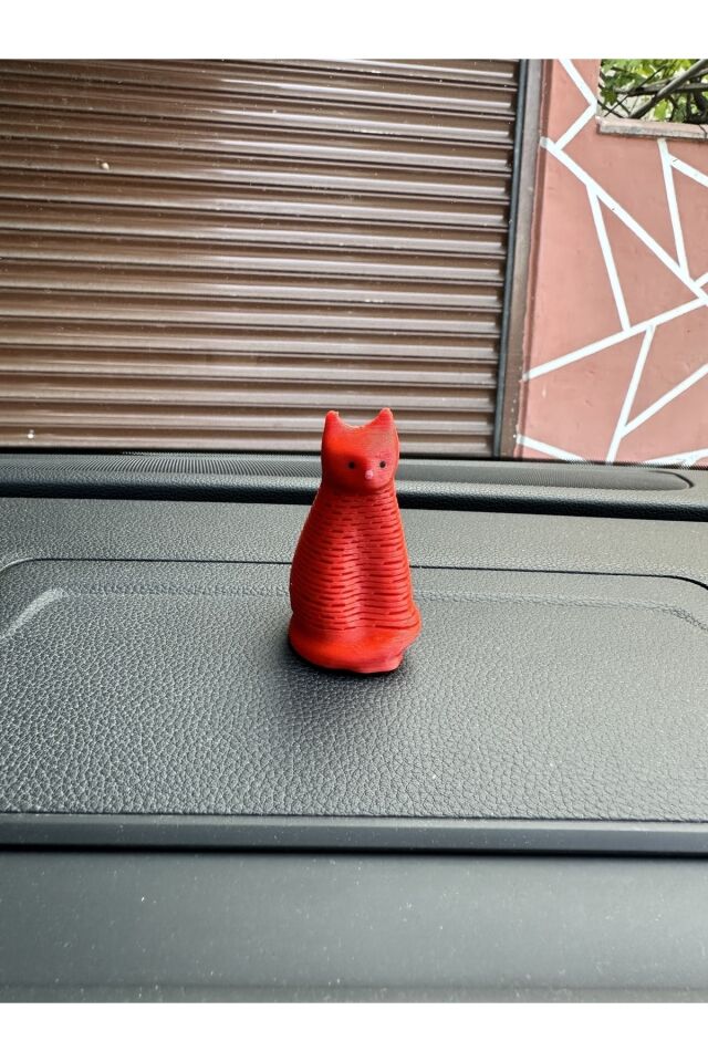 Yeni Trend Sallanan Kedi Torpido Aksesuarı (kırmızı )