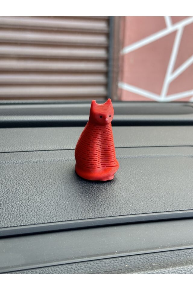 Yeni Trend Sallanan Kedi Torpido Aksesuarı (kırmızı )