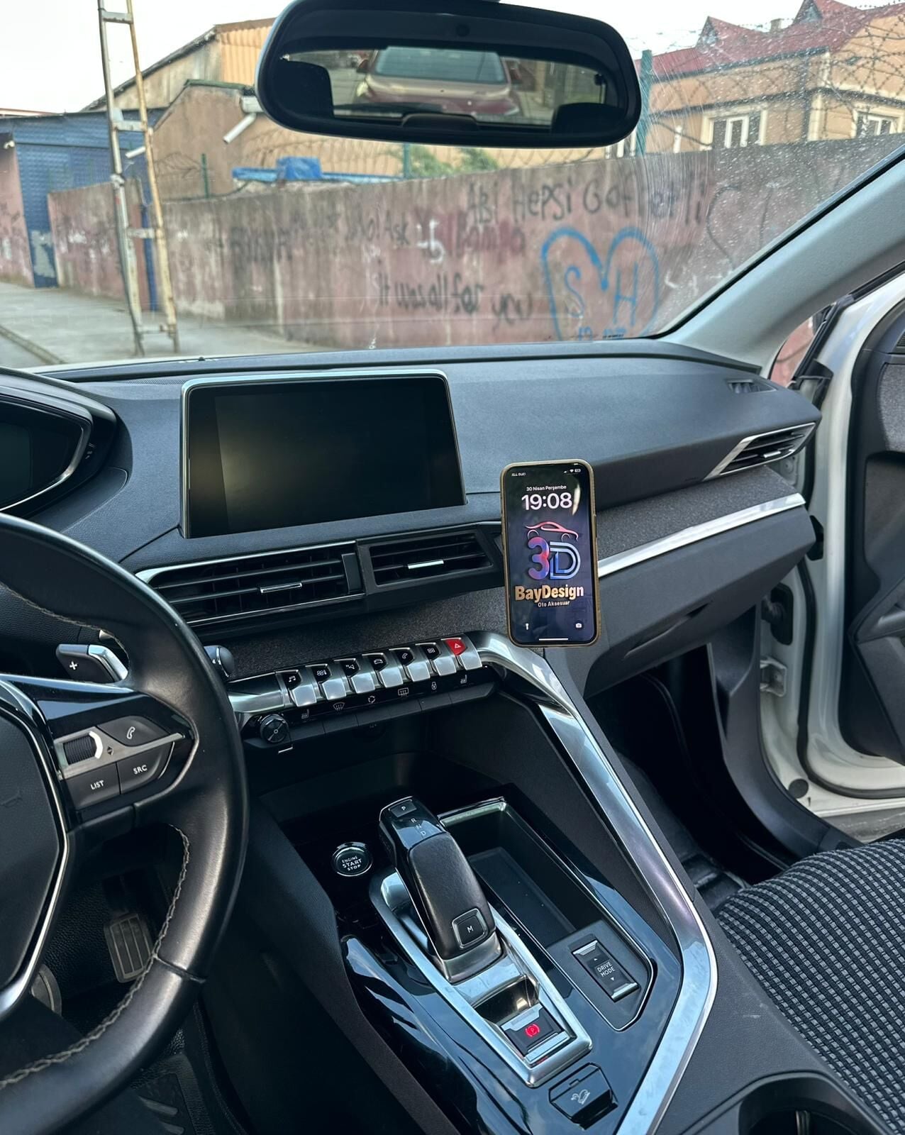 Peugeot 3008 (2016-2023) Magsafe Telefon Tutucu