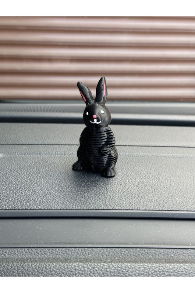 Yeni Trend Sallanan Tavşan Torpido Aksesuarı (siyah)