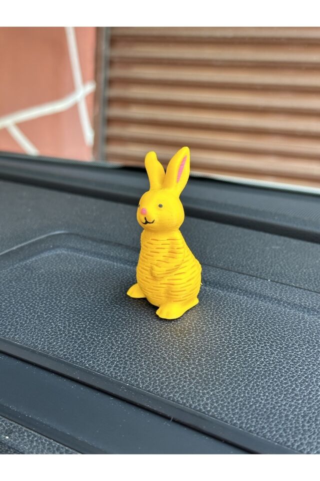 Yeni Trend Sallanan Tavşan Torpido Aksesuarı (sarı)