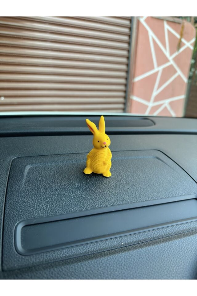 Yeni Trend Sallanan Tavşan Torpido Aksesuarı (sarı)