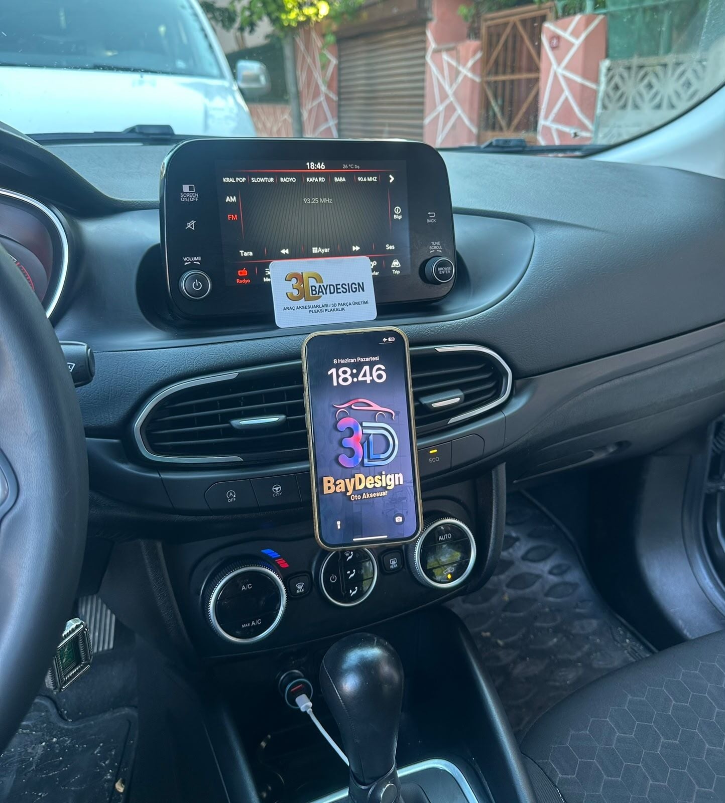 Fiat Egea Magsafe Telefon Tutucu (Tüm Egea Araç Modellerine Uyumludur)
