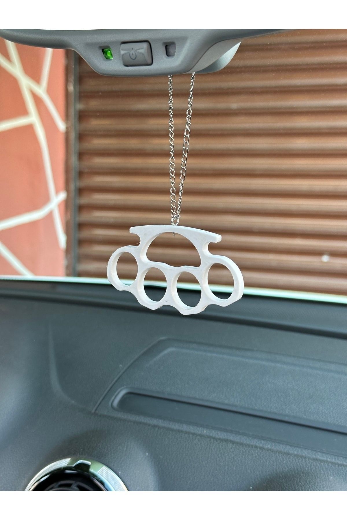 Musta Dikiz Ayna Süsü Beyaz