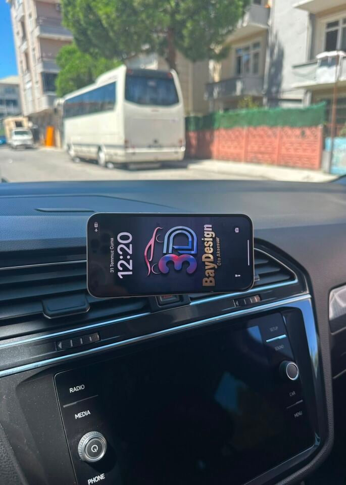 Volkswagen Tiguan Magsafe Telefon Tutucu (2016-2023 model arası uyumludur