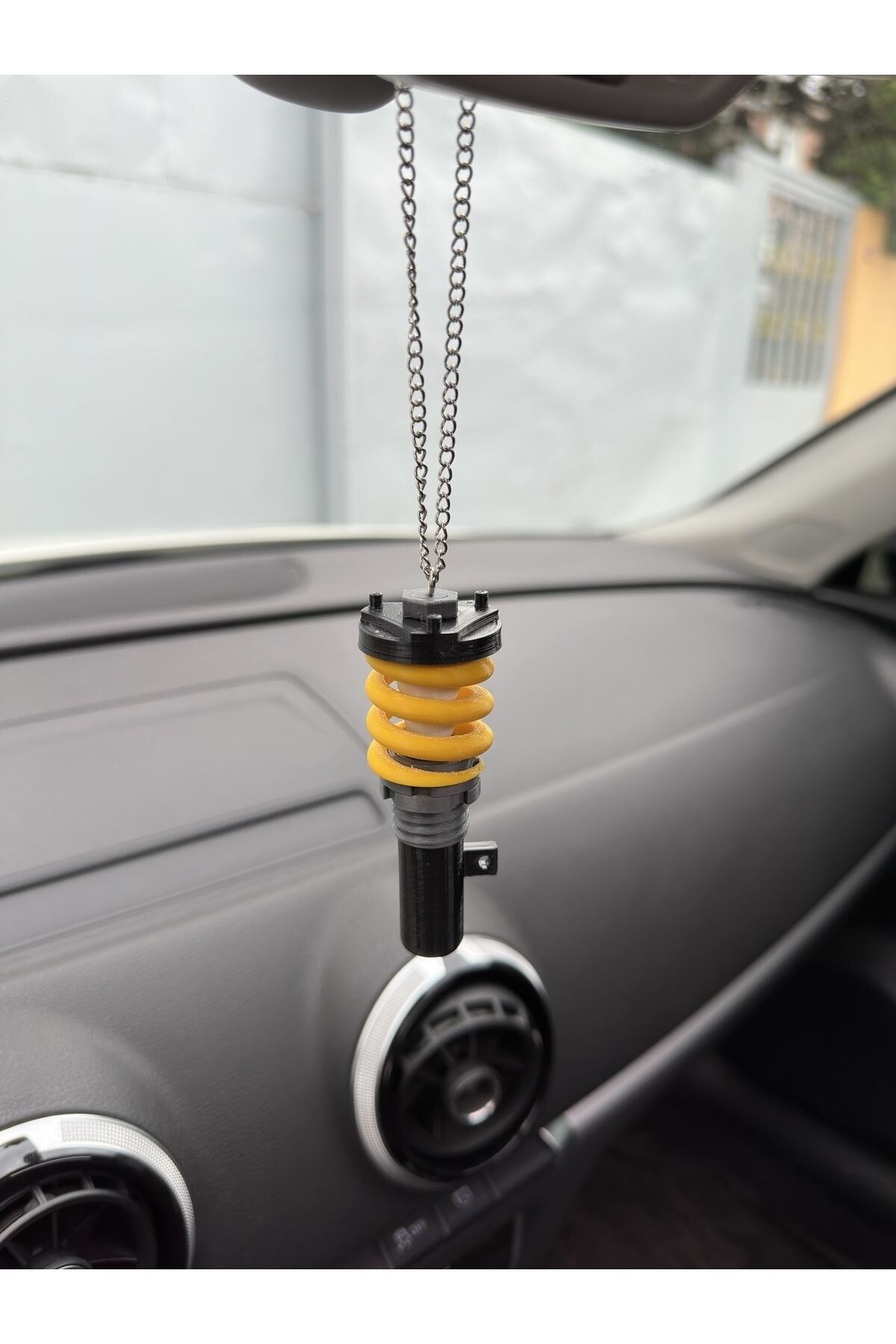 Coil Amortisör Ayna Süsü(siyah Sarı)