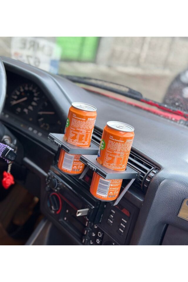 BMW E30 Orta Sağ Sol Difüzör Slim Bardak Tutucu (2Adet) Tek Ebat