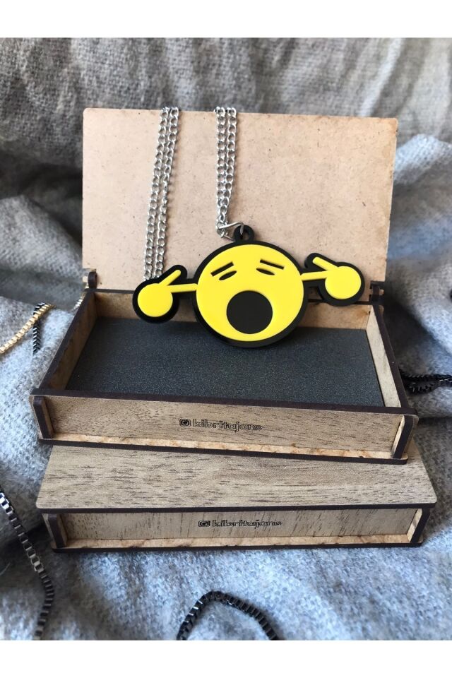 Pleksi Kulak Tıkayan Emoji Dikiz Ayna Süsü Aksesuar