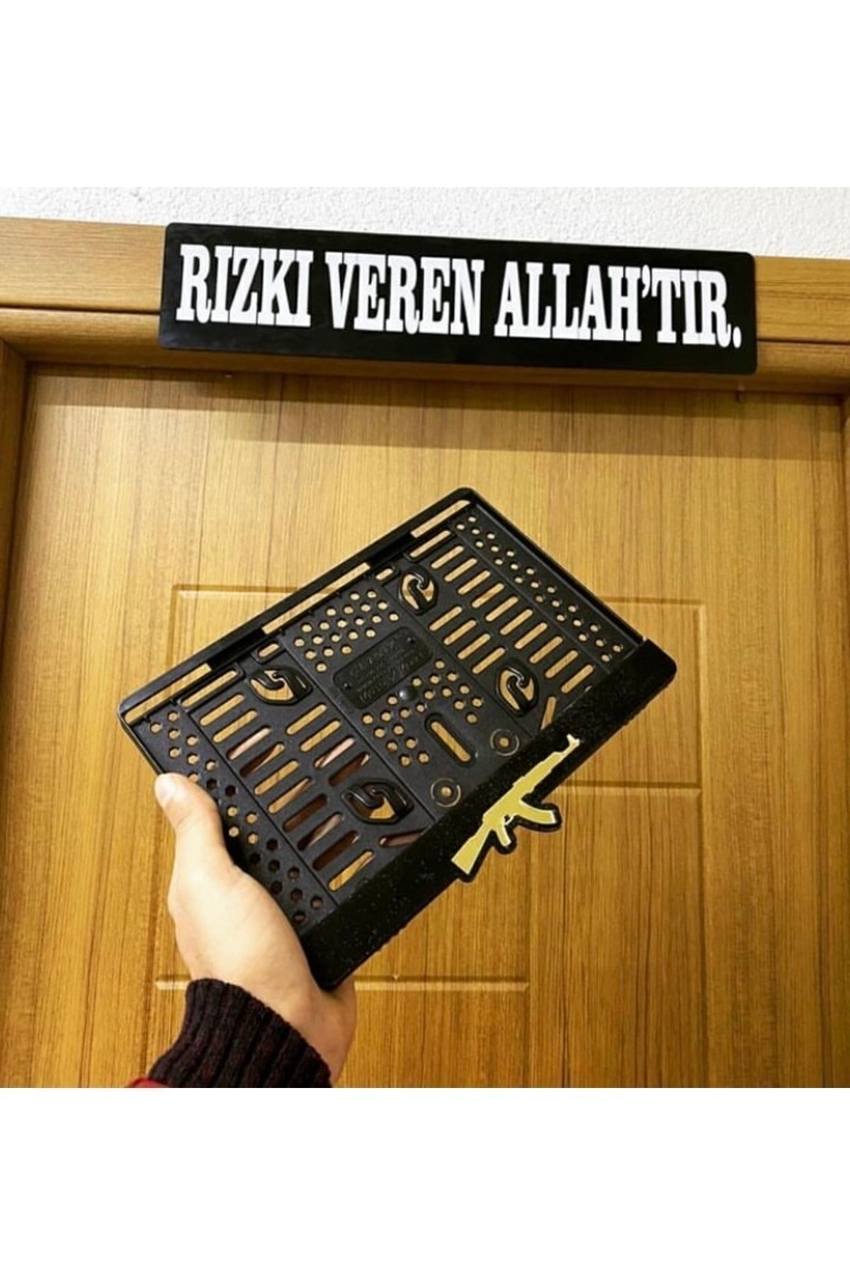 Silah Motorsiklet Plakalık