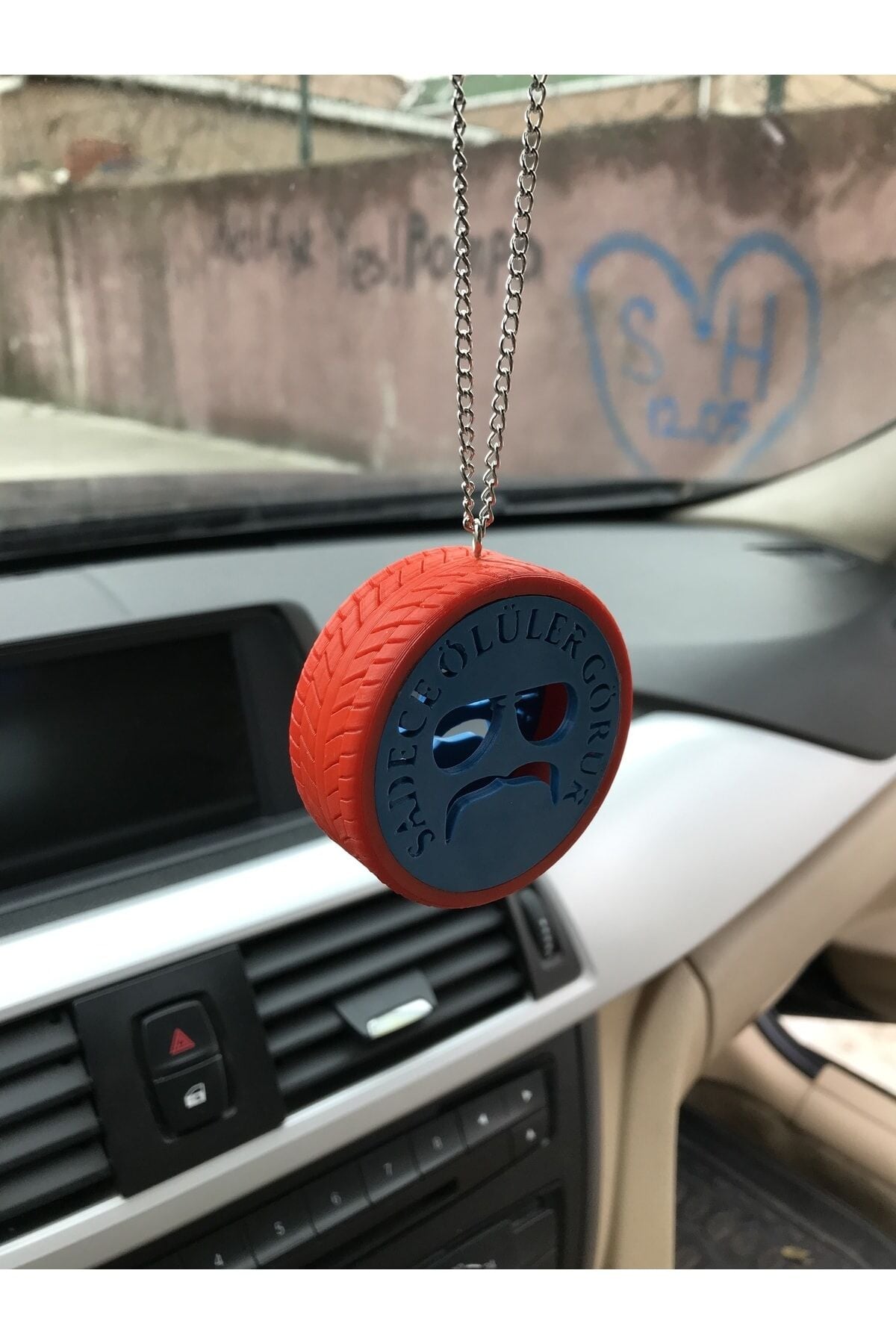 Sadece Ölüler Görür Lastik Içi Ayna Süsü