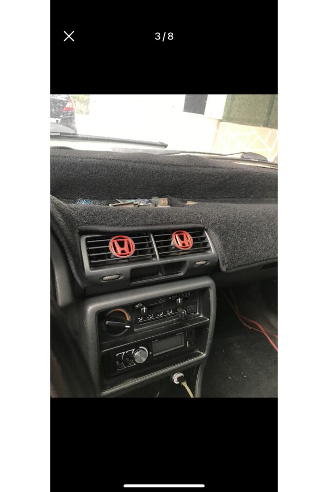 Ef Kasa Honda Civic Kalorifer Izgarası Komple Set 4 Adet (1990-1991 SEDAN KASA İÇİN)