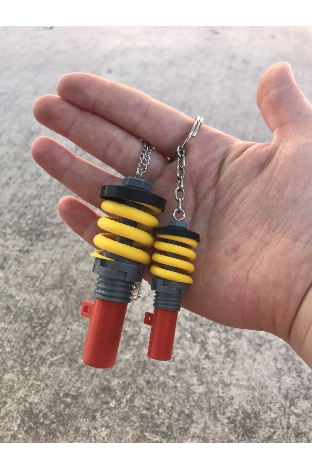 Coil Over Dikiz Ayna Süsü Ve Anahtarlık Seti