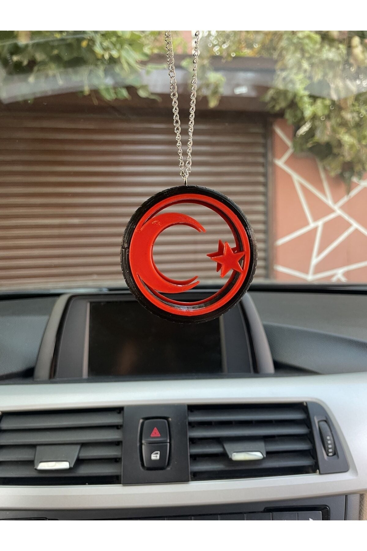 Ay Yıldız Lastik Içi Ayna Süsü