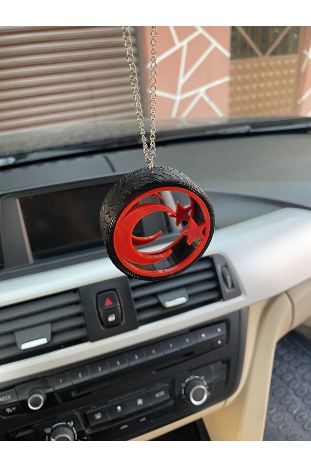 Ay Yıldız Lastik Içi Ayna Süsü
