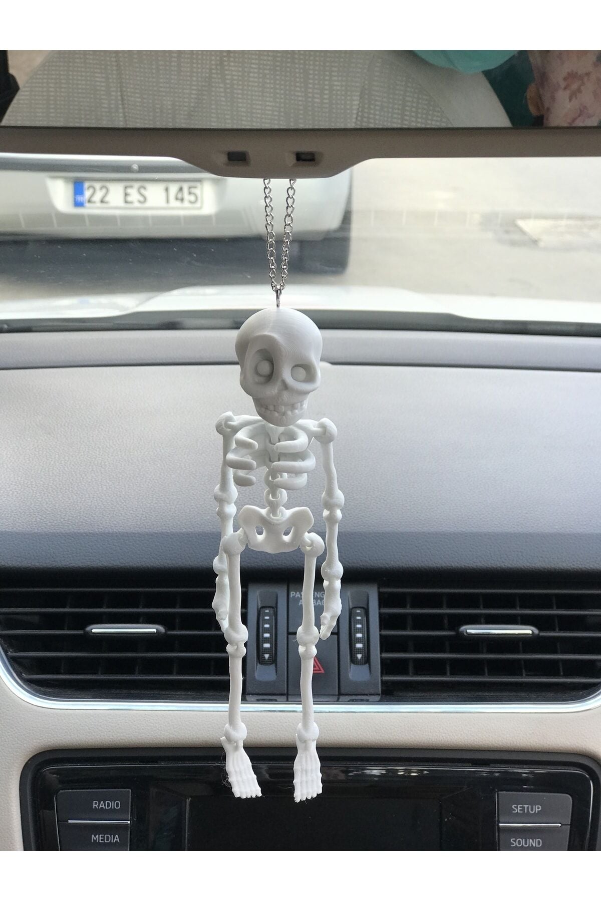 18 Cm Iskelet Ayna Süsü
