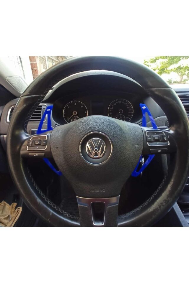 Volkswagen Golf 7 F1 Kulakçık Pedal Shift Mavi Pleksi FS