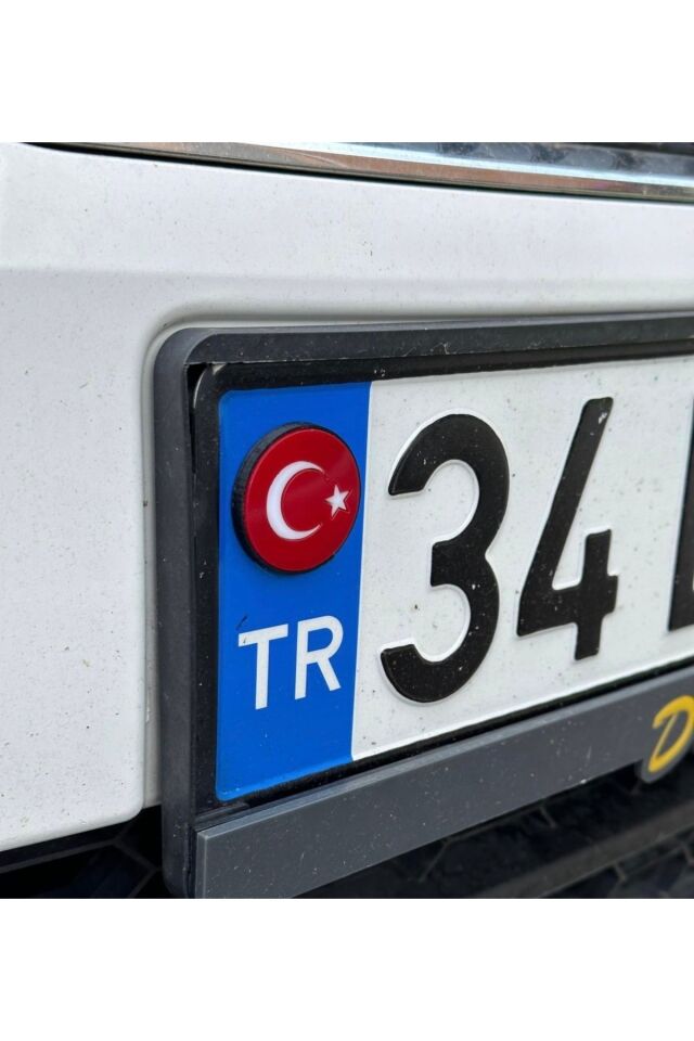 Kabartma Pleksi türk bayrağı ( 2adet )