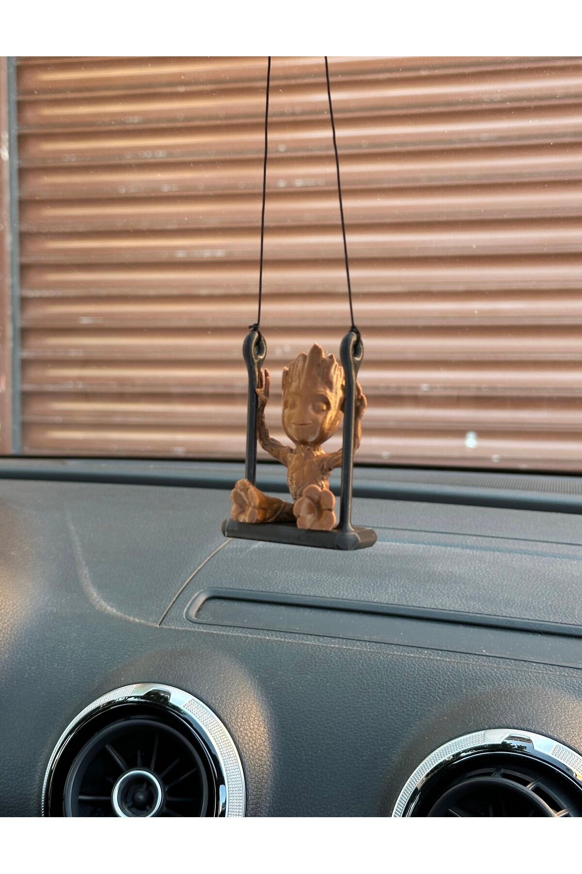 Ağaç Adam Dikiz Ayna Süsü Siyah kahverengi