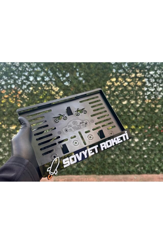 Sovyet Roketi Motosiklet Plakalık (Motor)