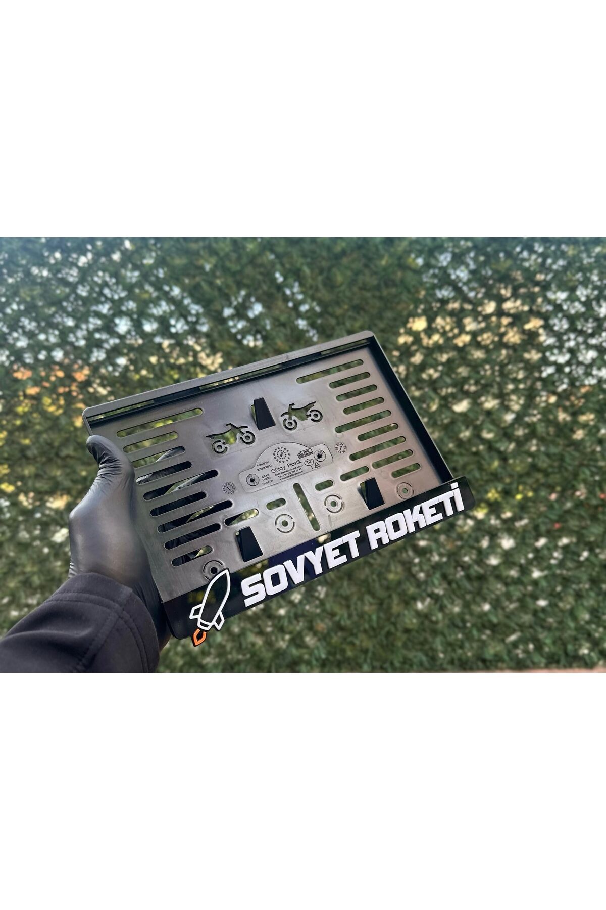 Sovyet Roketi Motosiklet Plakalık (Motor)